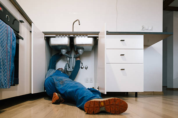 Professional Drain Cleaning technician working in Ellsworth, OH